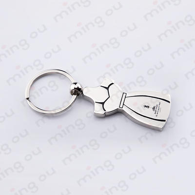 Custom model fashion dress logo Metal Keychains Y0001