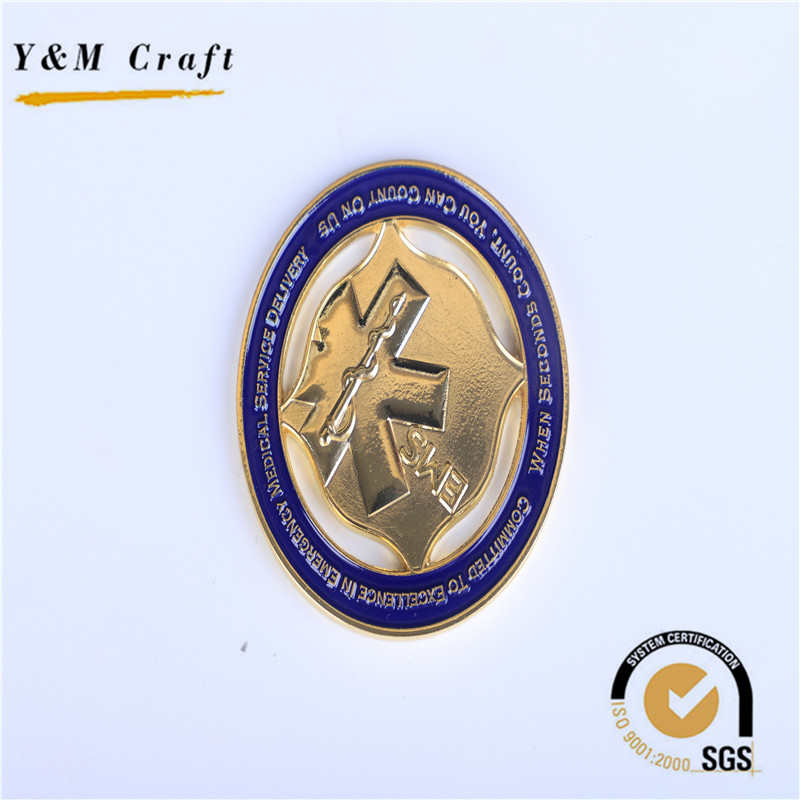 Cheap Wholesale Custom Metal Zinc Alloy Engraved fill oil Logo Gold Brass Plated Souvenir Coin (Y0012)