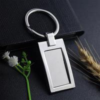 hotsell custom metal keychain with flat ring
