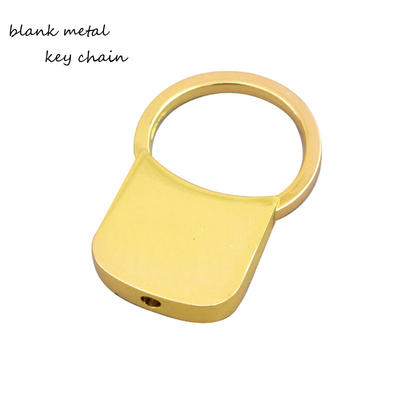 Gold Plating Zinc Alloy Pull Key Ring