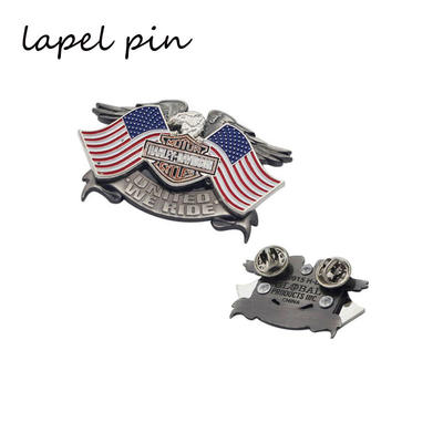 Customized Zinc Alloy Antique US Military Lapel pin Badges