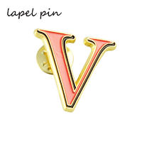 Custom Cut Out Metal Lapel Pin Gold Plating With Enamel