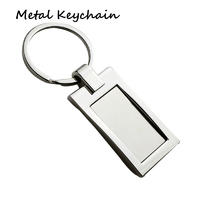 hotsell custom metal keychain with flat ring
