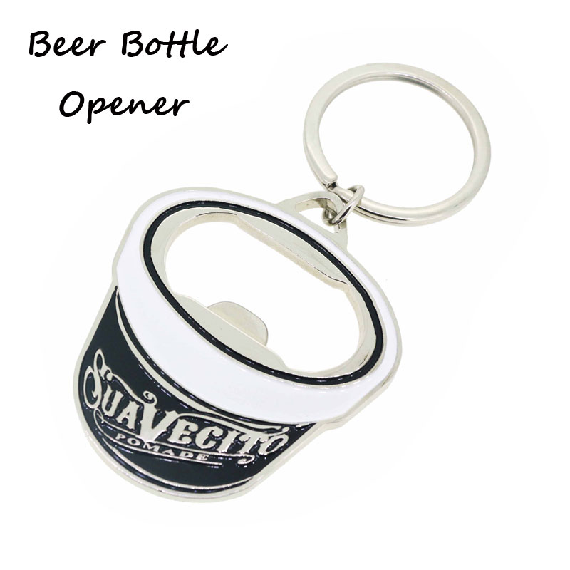 Zinc Alloy Soft Enamel Beer Bottle Opener Key Tag