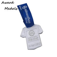 T-shirt Shape Zinc Alloy Medals Customized