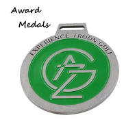Round Soft Enamel Zinc Alloy Sport Medals