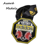Custom Zinc Alloy Soft Enamel Medals Promotion
