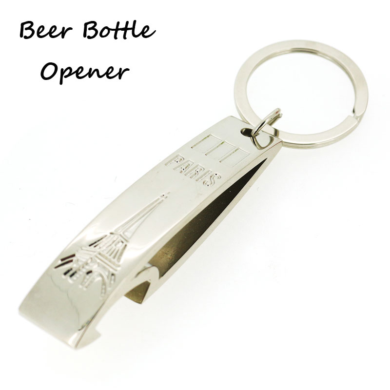 Custom Eiffel Tower Design Bottle Opener Key Chain