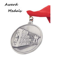 Zinc alloy Customised Antique Silver Medals