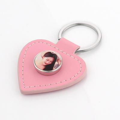 Heart Leather Keychain For Sublimation YSK19026