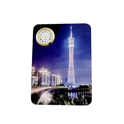 Table Picture Frame with Clock Sublimation Printing PL19010