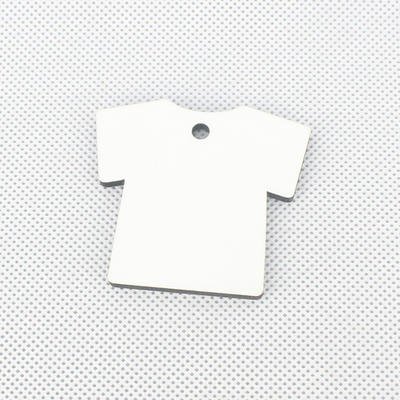 T-shirt Shape Sublimation Sport Keychains Custom MDF19074