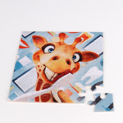 Blank Paper Puzzle For Custom Sublimation Logo 20pieces QT19061